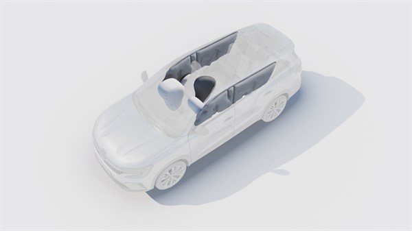 Renault Symbioz - reinforced structure and airbag